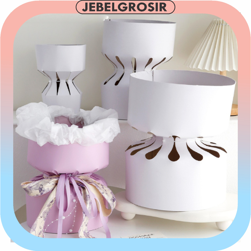 

Rangka Buket Bunga Pegangan Buket Pola Karton Round Hand Bouquet Framework KB1012
