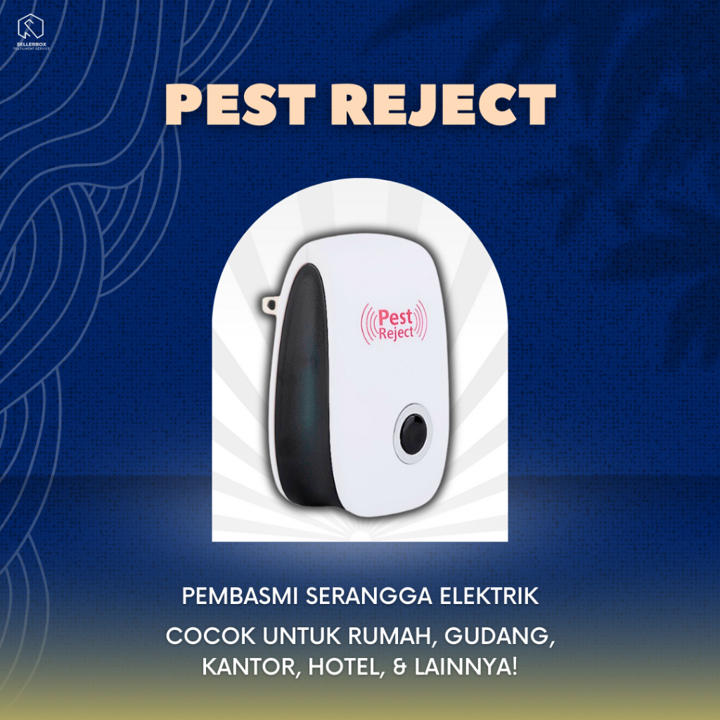 Alat Pembasmi Pembunuh Hama Tikus Nyamuk Kecoa Lalat Serangga Elektrik Pest Reject Ultrasonik