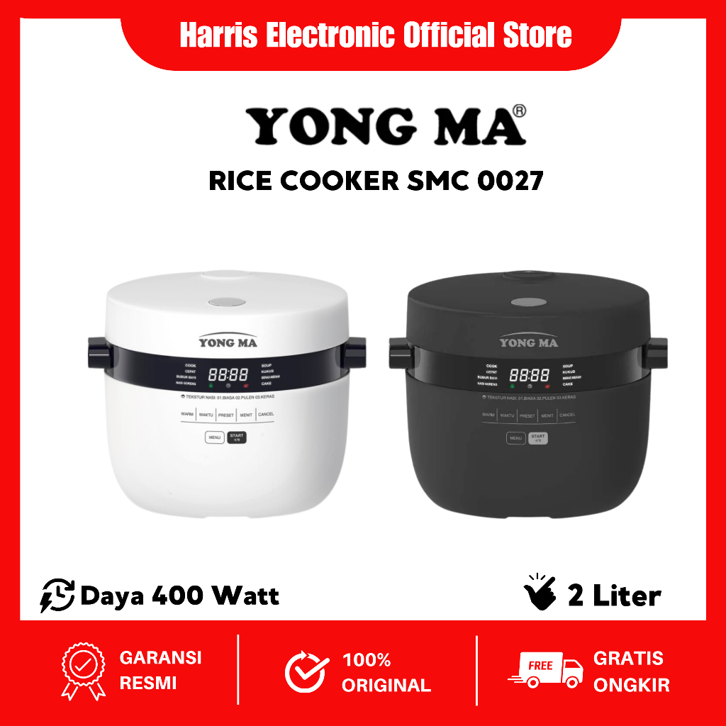 YONG MA SMC0027 / SMC-0027 DIGITAL RICE COOKER 2 LITER - RICE COOKER magicom mejikom penanak nasi