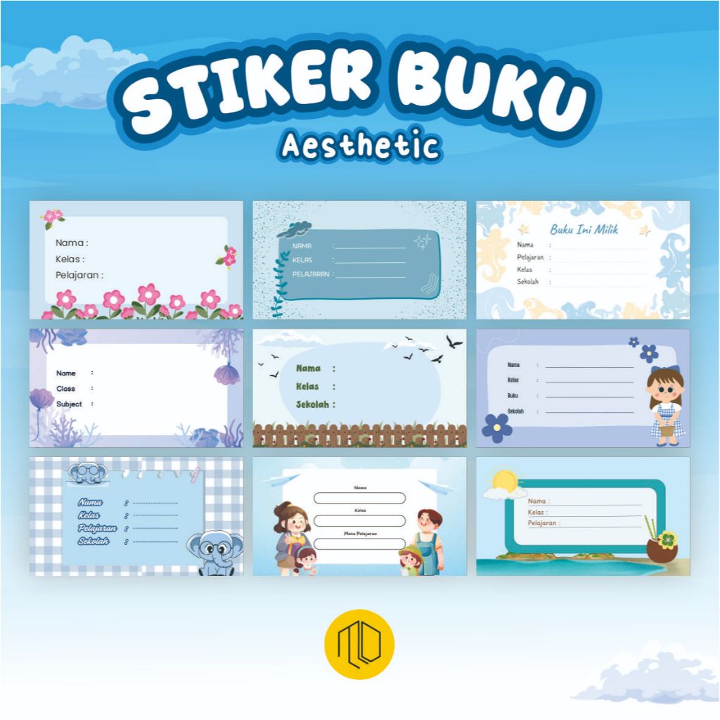 

Stiker Buku Aesthetic Isi 30 Pcs / Stiker Mapel / Pelajaran Sticker Buku Nama Sekolah / Stiker Nama Buku / Stiker Nama Label Buku Tulis Sekolah Stiker Mapel Tema Anak Anak / Stiker Custom Nama Buku Sekolah Anak / Stiker Label Buku Pelajaran / Stiker