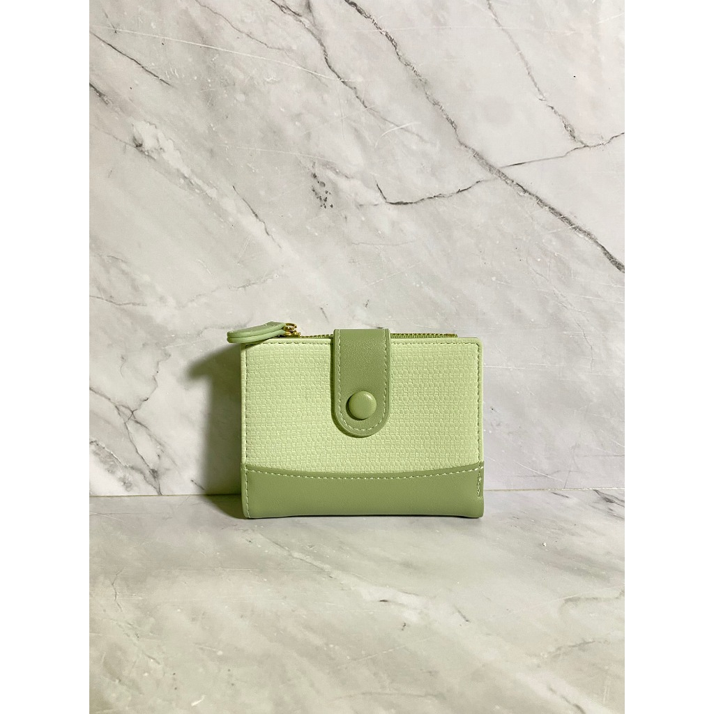 Modern & Classic - Dompet wanita dompet lipat wanita dompet motif polos dompet koin wanita mini wall