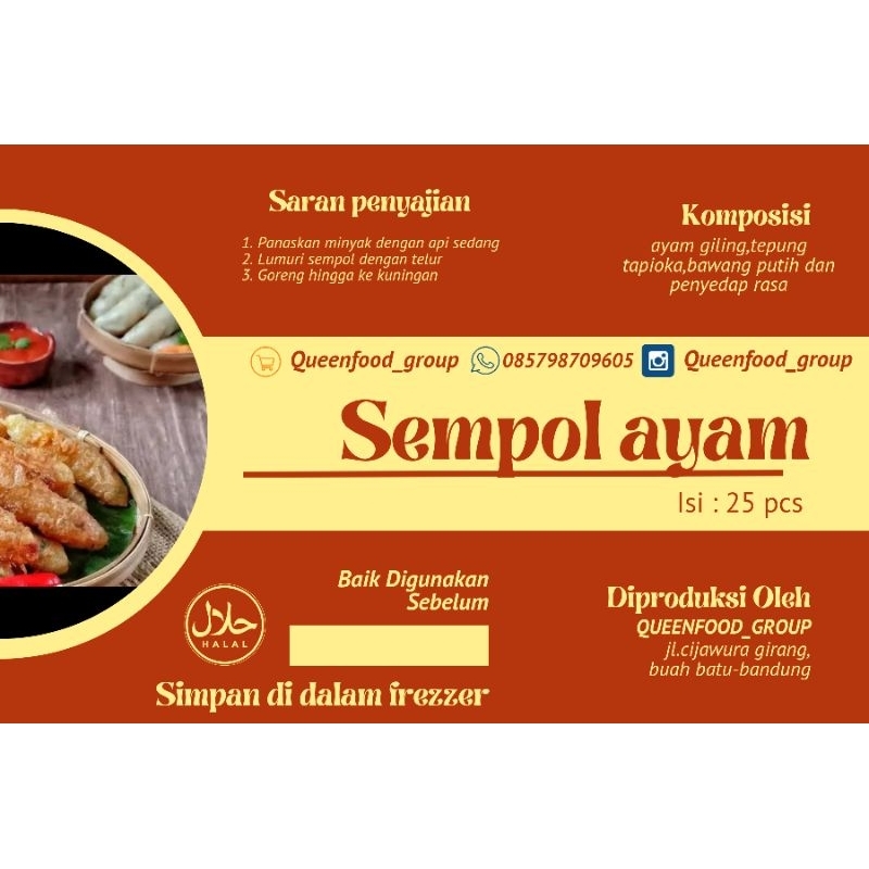 

Queenfood Sempol Ayam 25 PCS