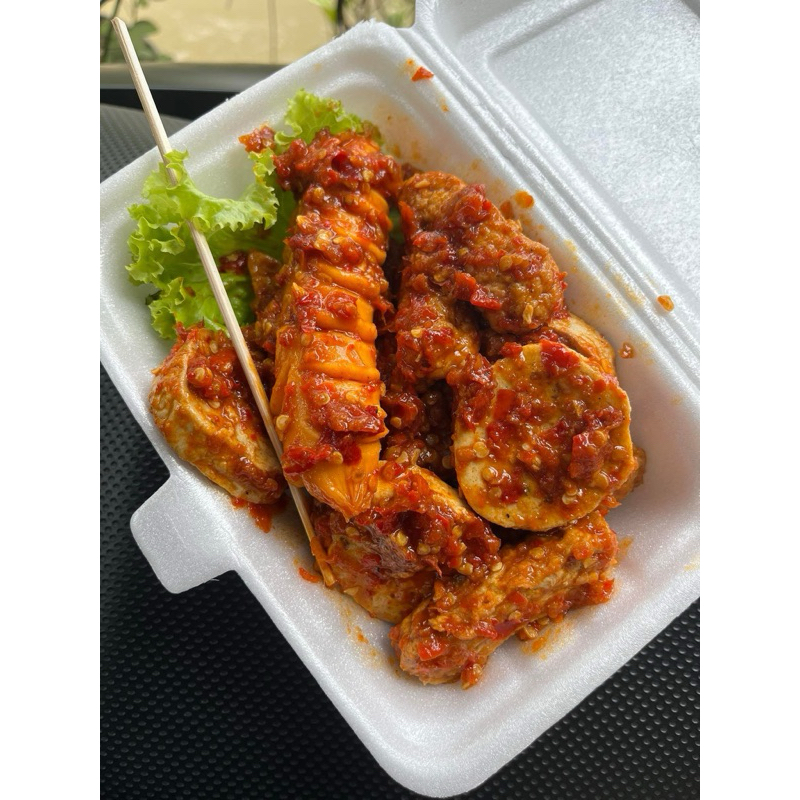 

Oseng sosis spicy / Oseng tempura mix spicy