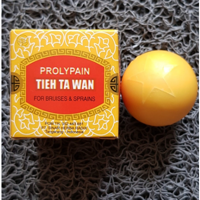 Tieh Ta Wan Prolypain - Hsiung Tan Tieh Ta Wan Obat Luka Dalam - Harga Satuan
