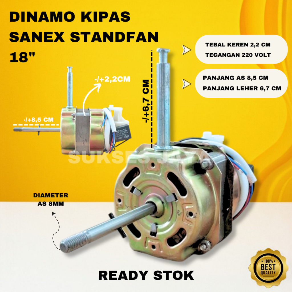 Dinamo Kipas Angin SANEX 18 inch Baling - Baling Besi Standfan/MOTOR KIPAS ANGIN SANEX 18 INCH/ KIPA