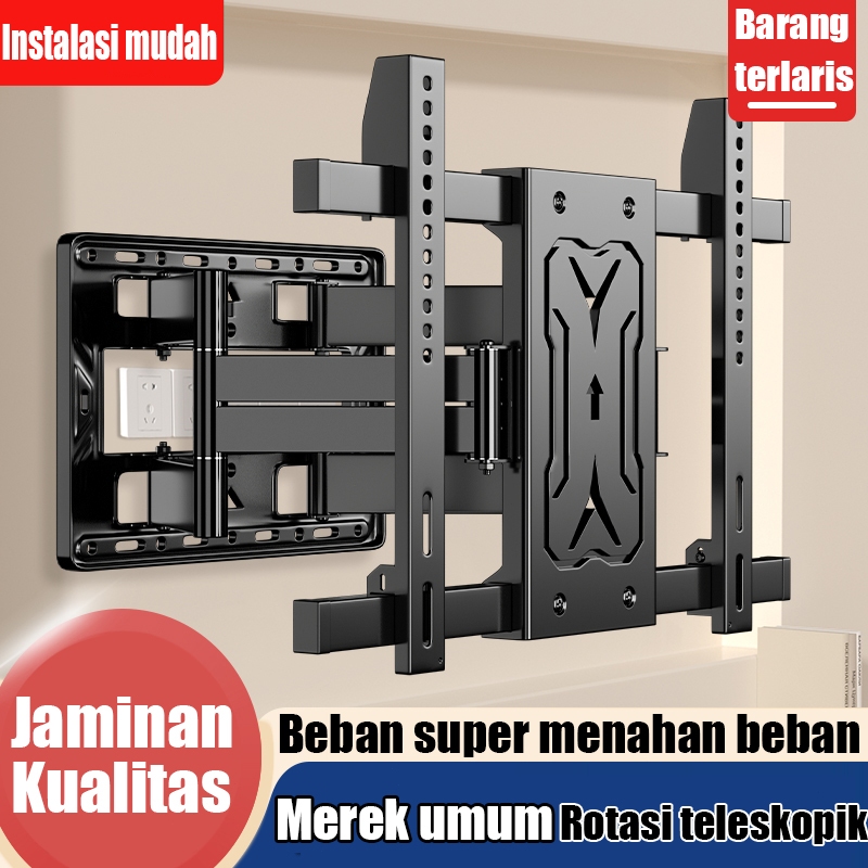 Dudukan TV Universal Instalasi sederhana Dudukan TV Braket dinding TV gantungan TV Dudukan putar