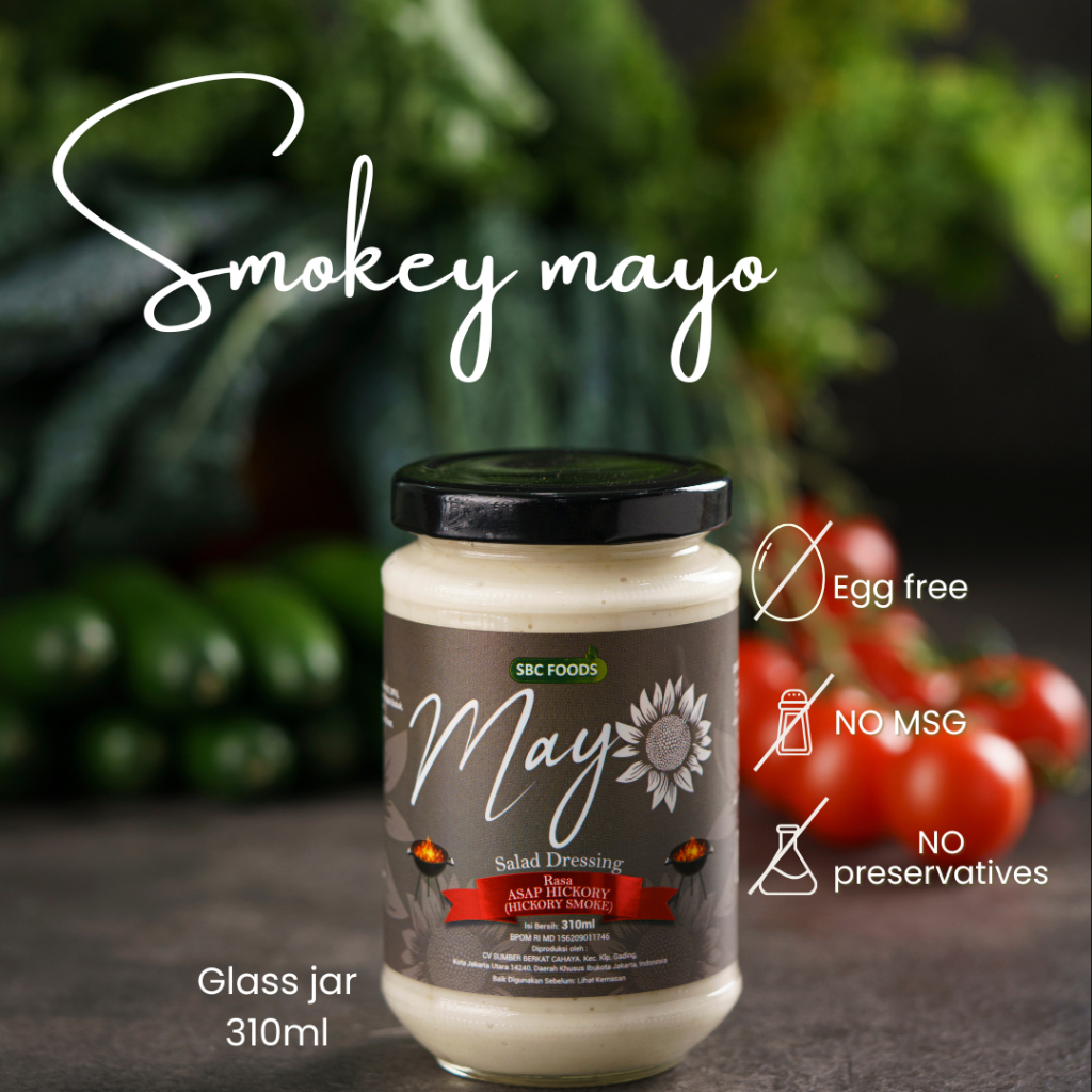 

SBC MAYO Mayonaise Eggless Creamy Rasa Smokey 310 mL