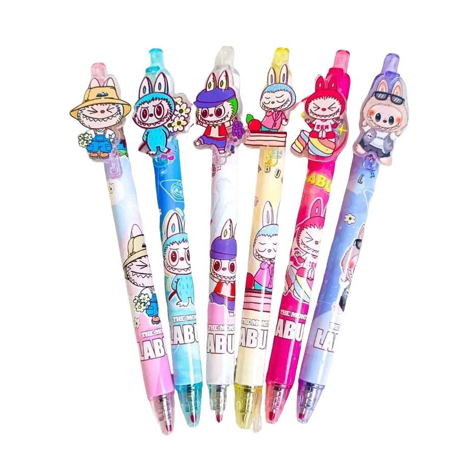 

Pen Labubu Gel Pulpen Cetek Akrilik Labubu Lucu Murah Pen Mekanik Akrilik Labubu (1 Pcs)