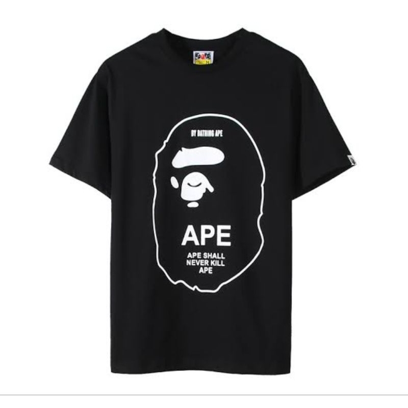 KAOS BAPE SHALL NEVER KILL APE TSHIRT A BATHING APE PREMIUM
