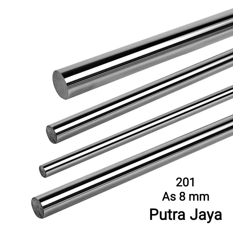As stainless 201 8mm x 100cm bar as stainless 201