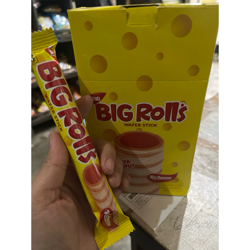 

Richeese Big Rolls Perpak isi 20 Pcs