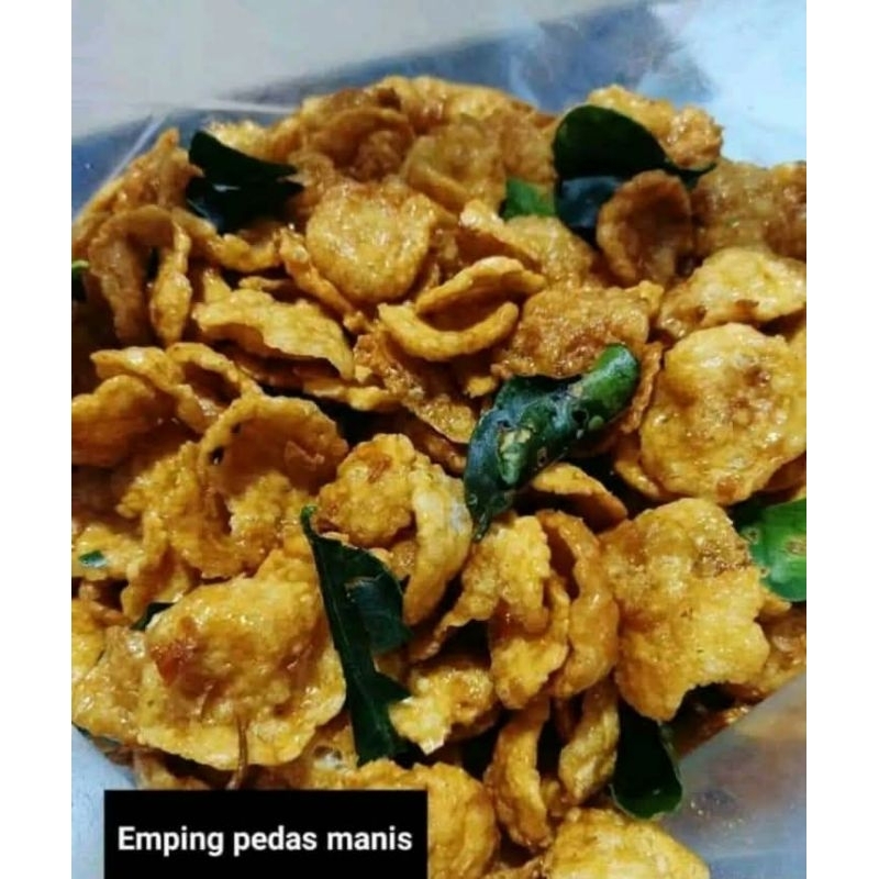 

Emping Melinjo Pedas Manis Daun Jeruk Merek Omega