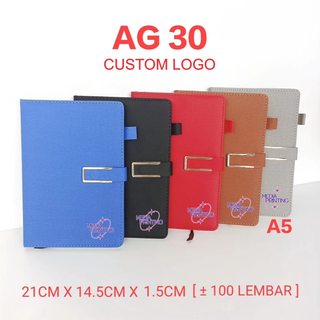 

AGENDA CUSTOM LOGO SABLON DTF / AGENDA SOUVENIR / BUKU TULIS / BUKU AGENDA