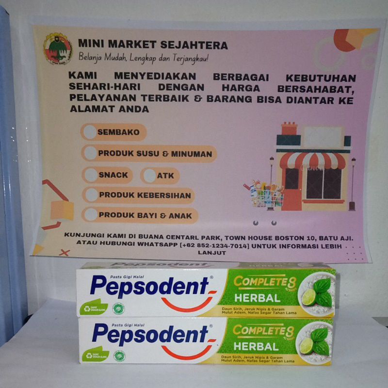 Pepsodent Herbal 75g