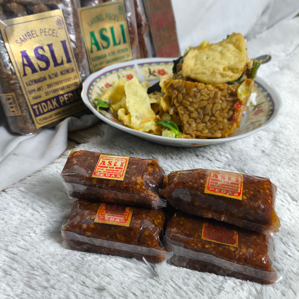 

Sambal Pecel Asli Blitar 425gr Isi 10pcs Tanpa Bahan Pengawet Fresh Varian Pedas Dan Khas Bumbu