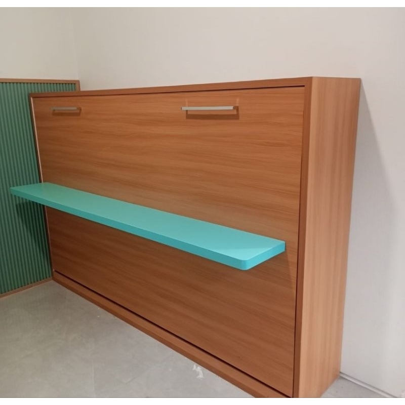 ranjang lipat murphy bed wall bed kasur 120x200