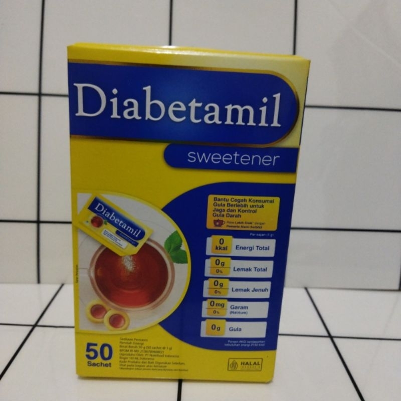 

Diabetamil sweetener isi 50 sachet