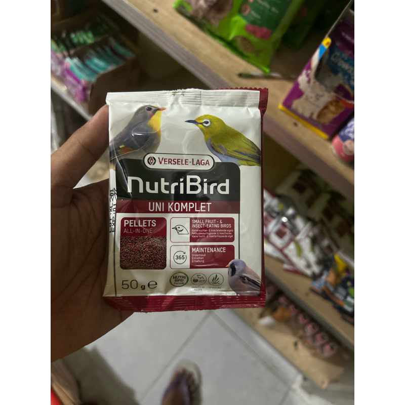 nutribird uni 50gr pakan pleci nutribird pakan burung pleci versele-laga pakan burung pleci nutribir