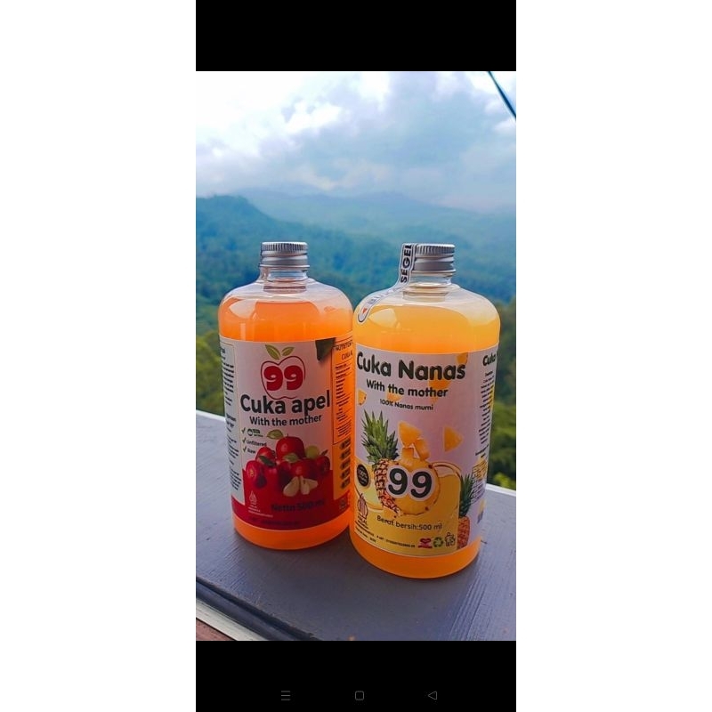 

Cuka apel// Cuka Nanas 500ml+500ml