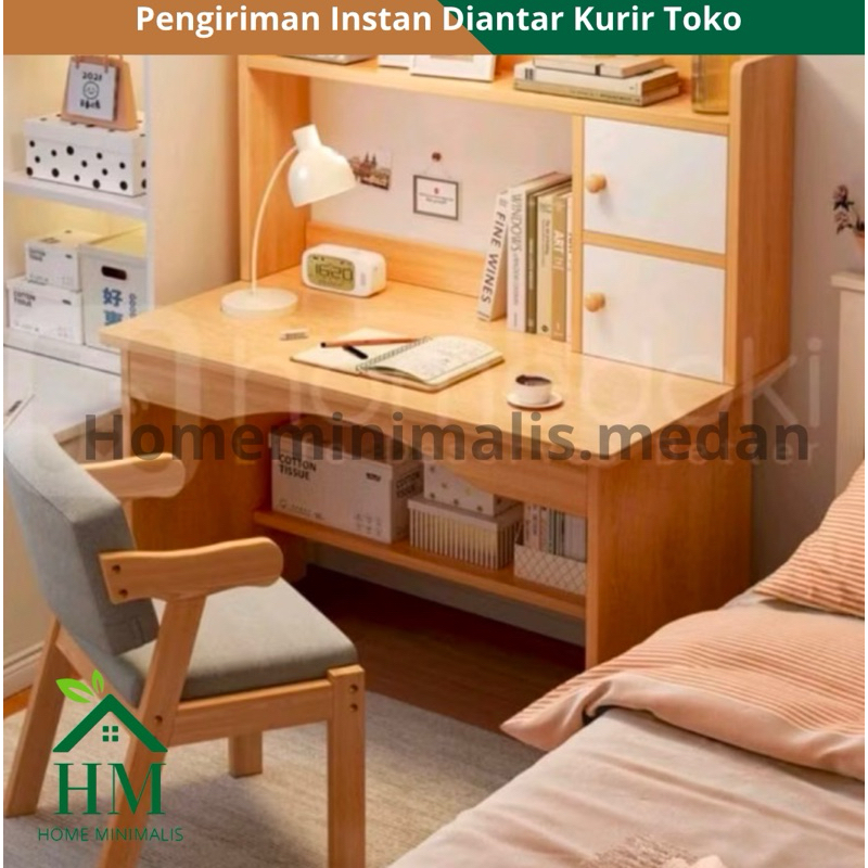 Meja Belajar Meja Kerja Meja Kamar Minimalis Aesthetic