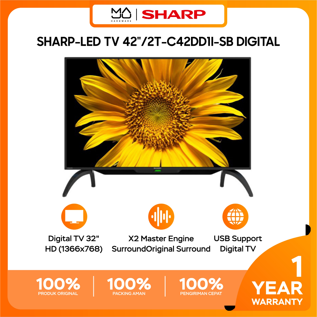 TV Sharp 42 Inch LED TV 2T-C42DD1I