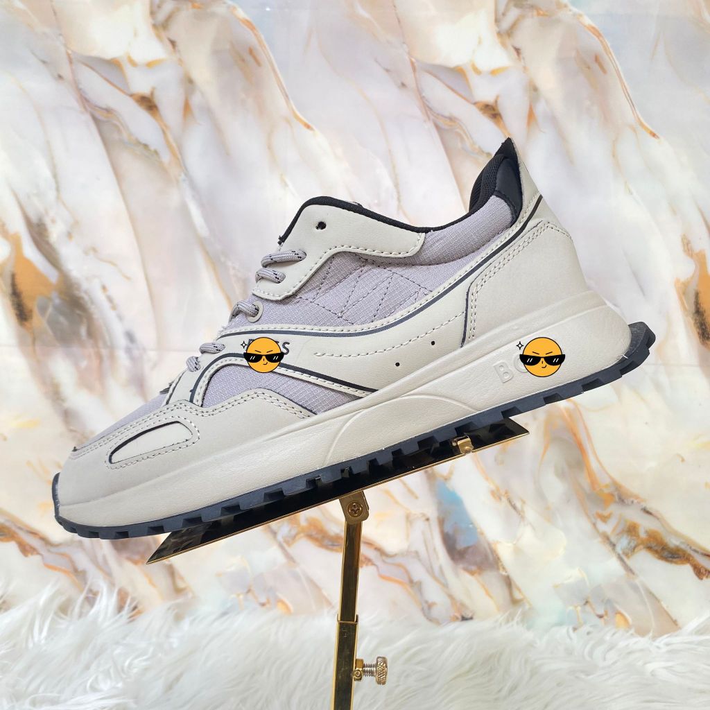 SHB7 Sepatu Itali Pria Sport Grey