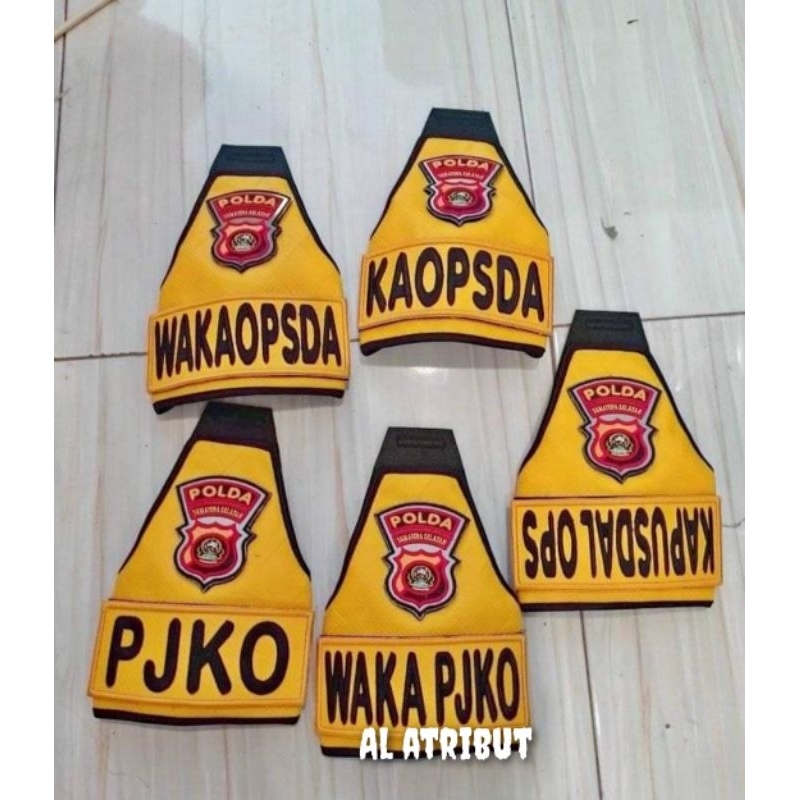 BAN LENGAN BHABINKAMTIBMAS BAHAN KULIT PREMIUM - BAN LENGAN BINMAS