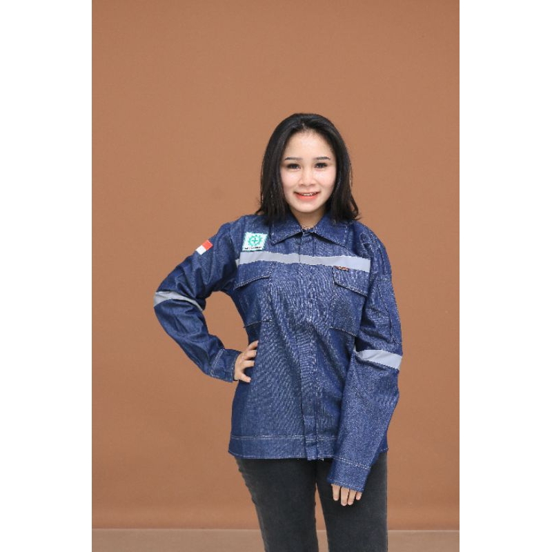 WEARPACK/KEMEJA KERJA ATASAN SEMI LEVIS