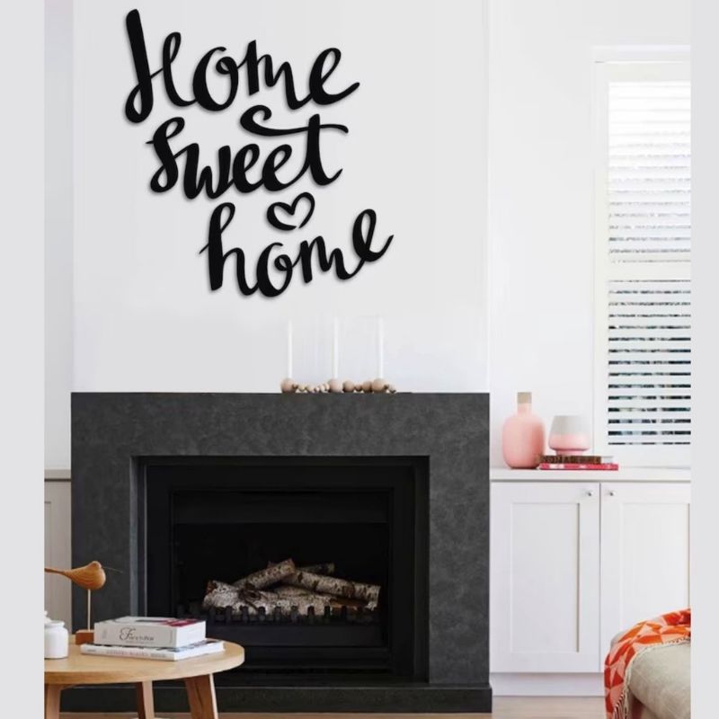 Hiasan dinding Home - Spesial Decor HOME timbul Tulisan home sweet home Dekorasi Dinding