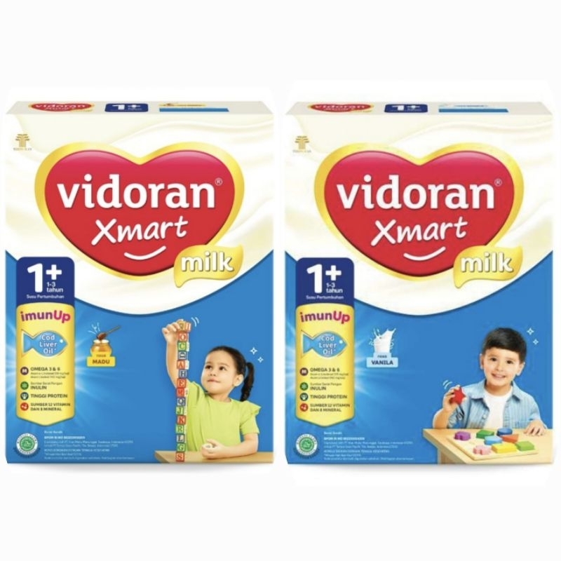 

Vidoran Xmart 1+ Madu Vanila 925 g Susu Pertumbuhan Anak 1-3 Tahun