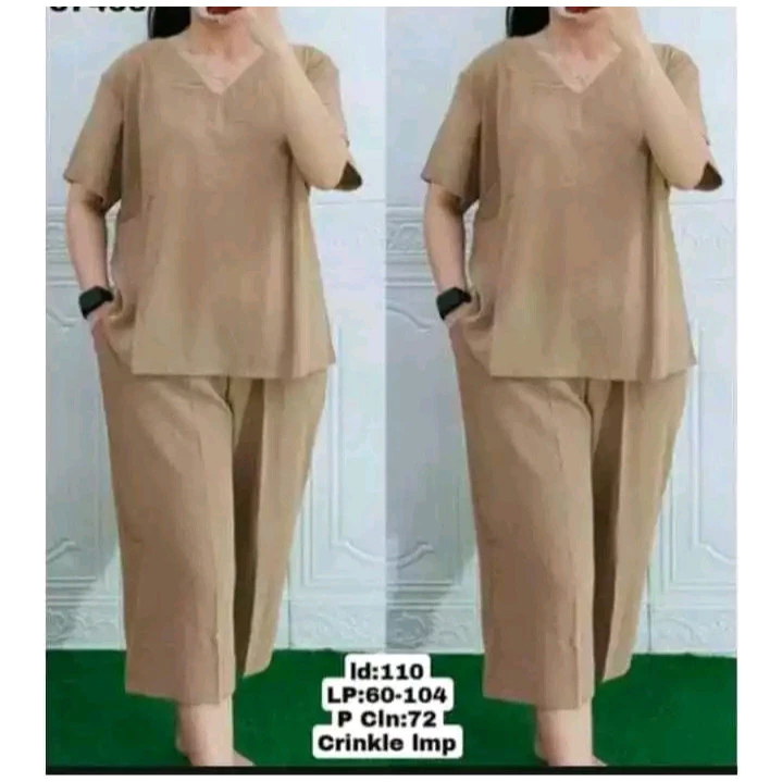 PROMO TERLARIS SETELAN ANDIN CRINGKEL AIRFLOW/ SET BAJU ANDIN CRINGKEL AIRFLOW KEKINIAN