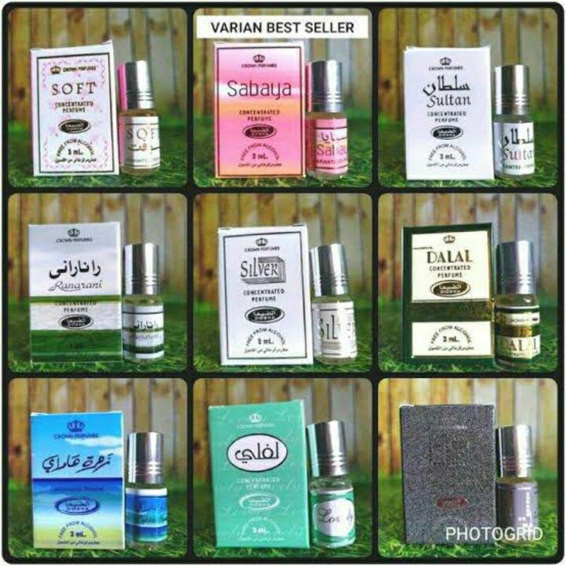 GROSIR parfum original DOBHA 3ml(lusinan)