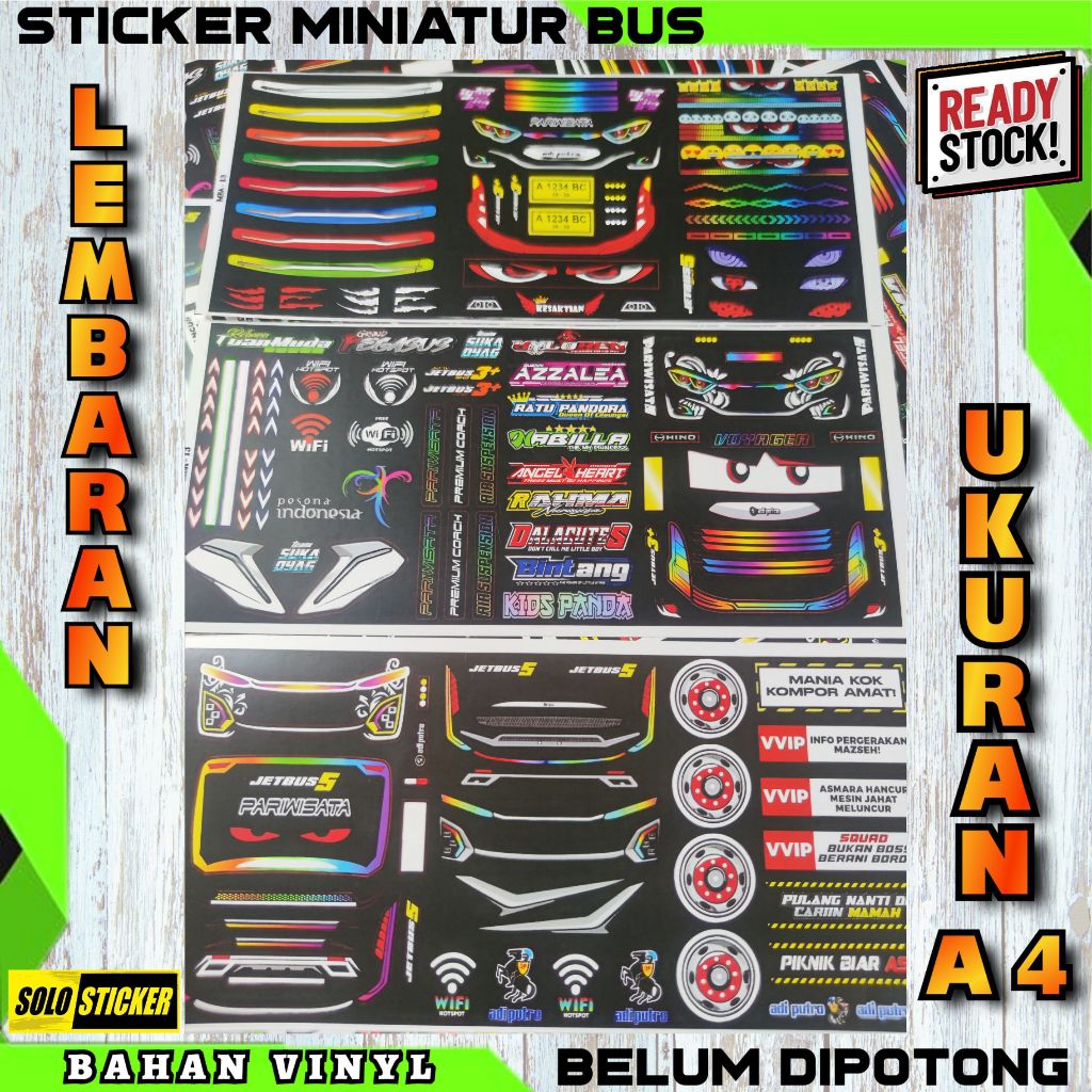 

Stiker Miniatur Lampu Bus JetBus 3+ Jetbus 5