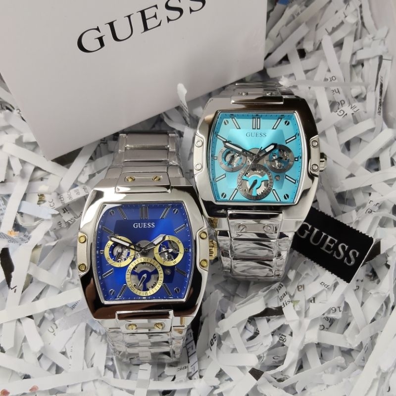 Guess Phoenix Silver Chronograph GW0456G4 GW0456G5, Jam Tangan Pria Original Free Box Ori