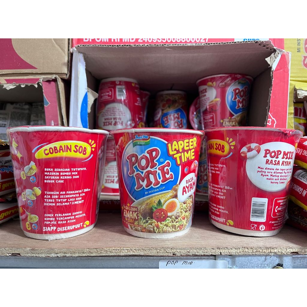 

Pop Mie Rasa Ayam Laper Time
