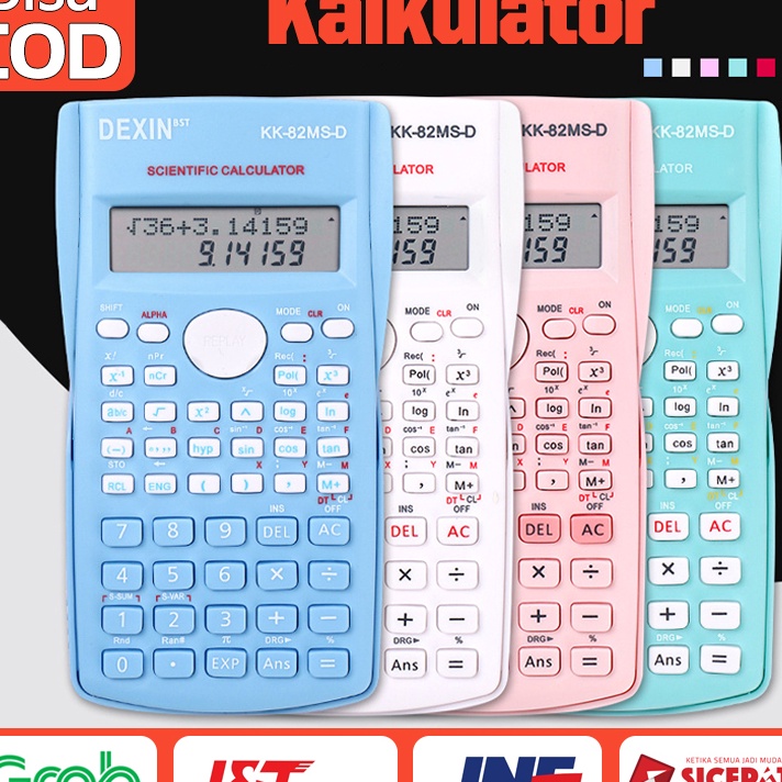 

Model Baru Kalkulator scientific kalkulator akuntansi 24 Fungsi Kalkulasi calkulator sains Alat tulis untuk pembelajaran siswa