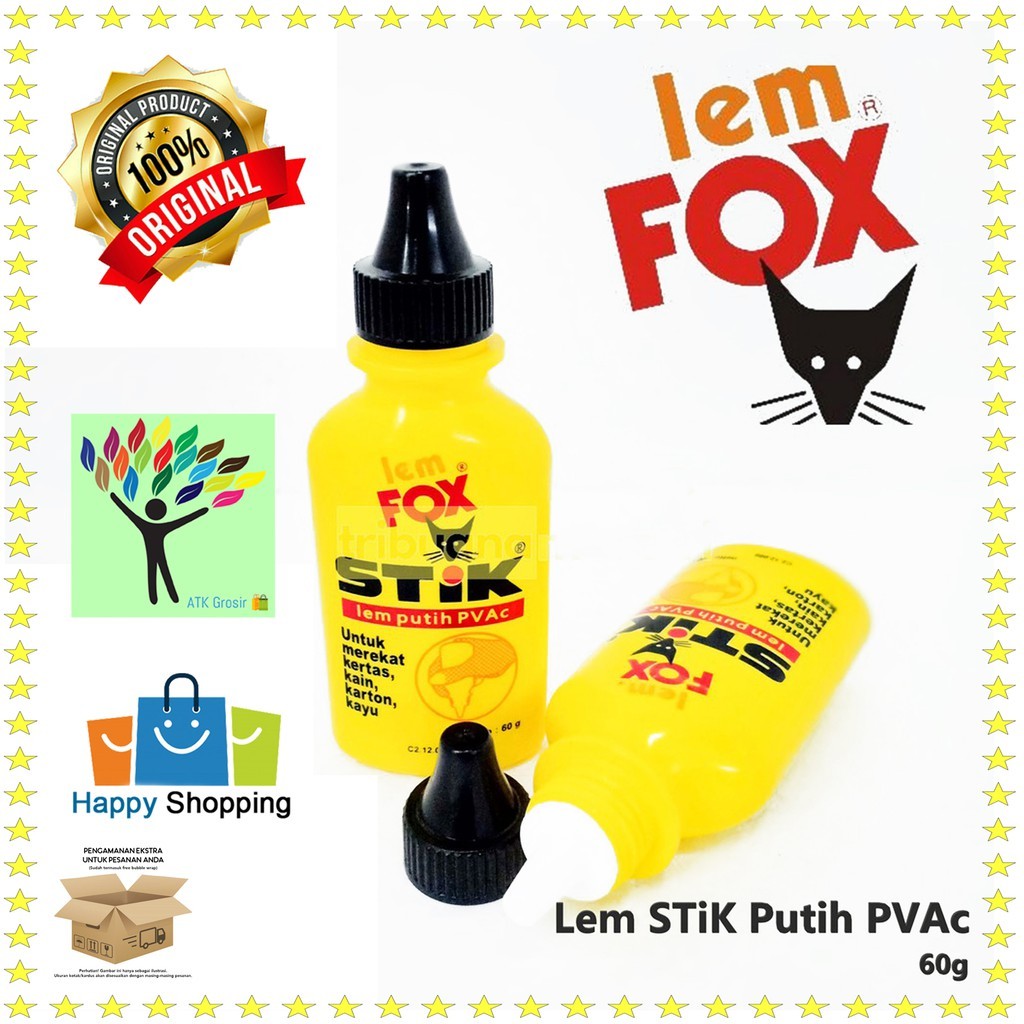 

Lem Putih Stik PVAc 60g FOX