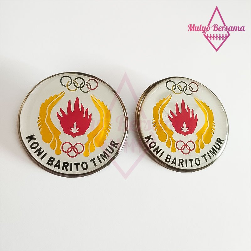 Pin Bros Logo Koni  Pin Koni Barito Timur Model Bulat - Mulyo Bersama