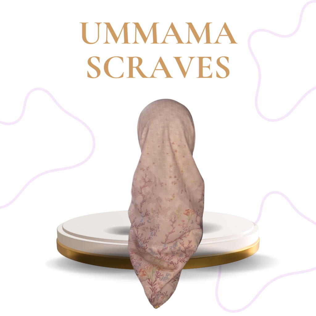 Umama Scraves/ Hijab Motif/Hijab Premium/Motif Umama/Gratis Ongkir/Hijab Gratis Ongkir