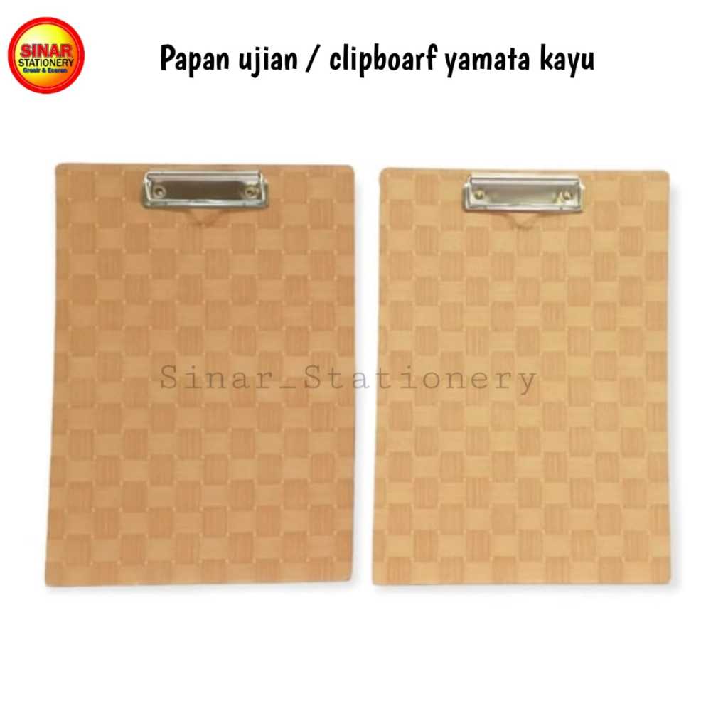 

Papan ujian kayu / clipboard kayu yamata pcs