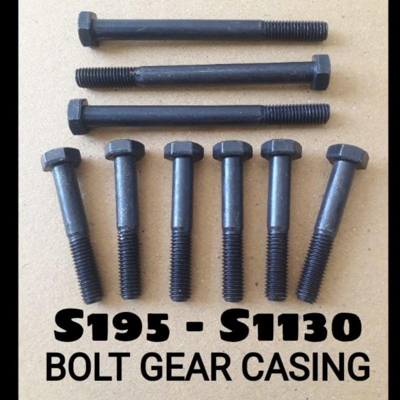 Baut Gear Casing Bolt Gear Case S195 S1115 S1125 S1130 1 set isi 9 bj
