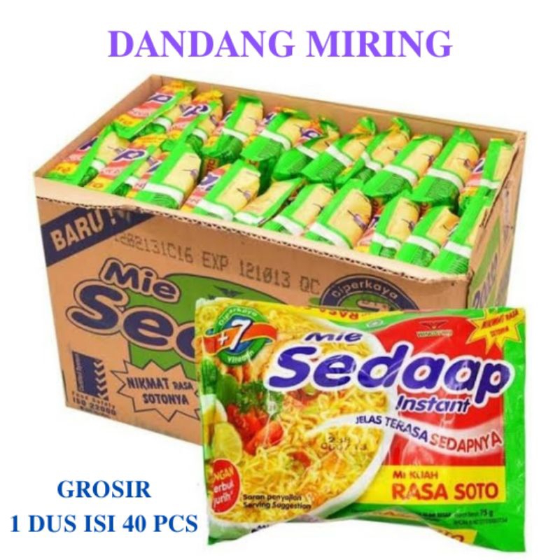 

Mie Instan Sedaap Kuah Soto Karton
