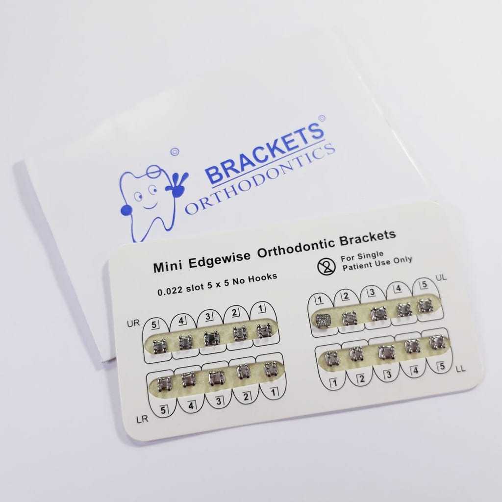 Bracket orthodontic, bracket amplop, bracket MIM no hook, bracket gigi