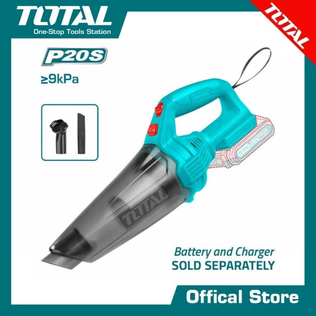 TOTAL (UNIT 0NLY) Vacuum cleaner TVLI201261 Lithium-ion vacuum cleaner tanpa baterai