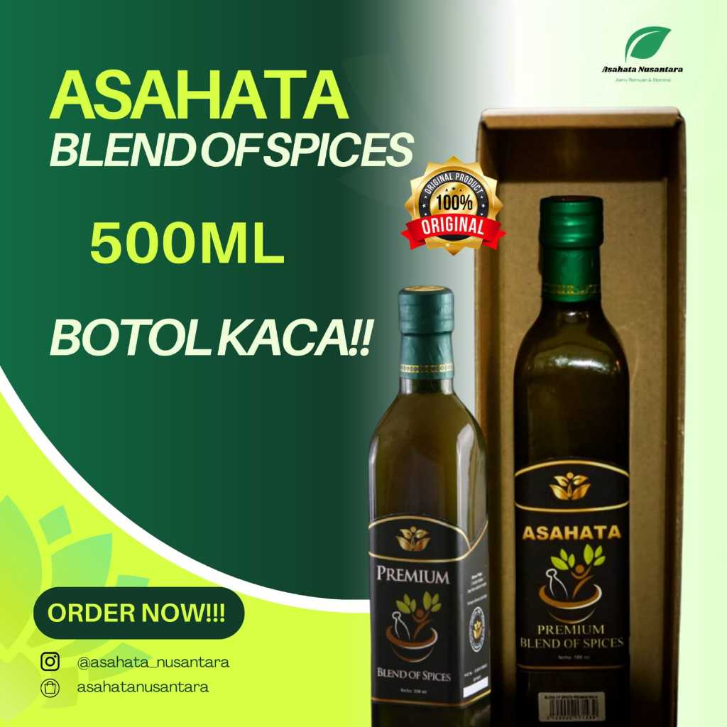 

ASAHATA Jus Bawang Putih Tunggal Jahe Merah Lemon Madu Cuka Apel BAHAN ALAMI 500ML