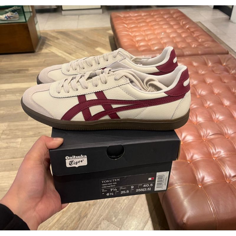 Onitsuka Tiger Tokuten Sneakers Cream Red Original