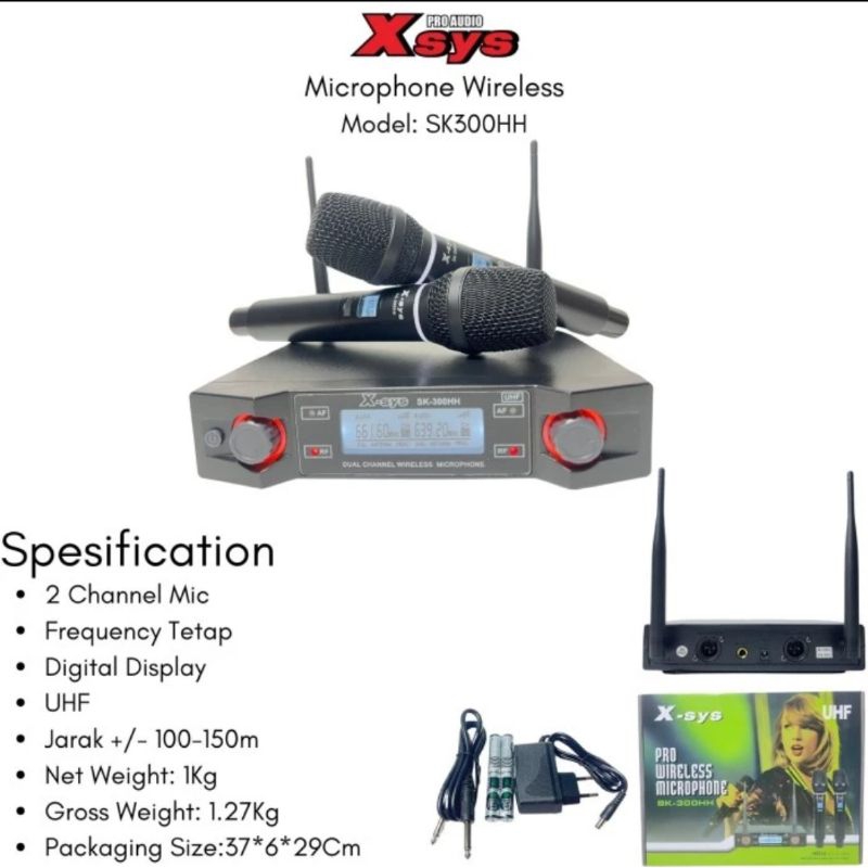 Mic Wireless XSYS SK300HH