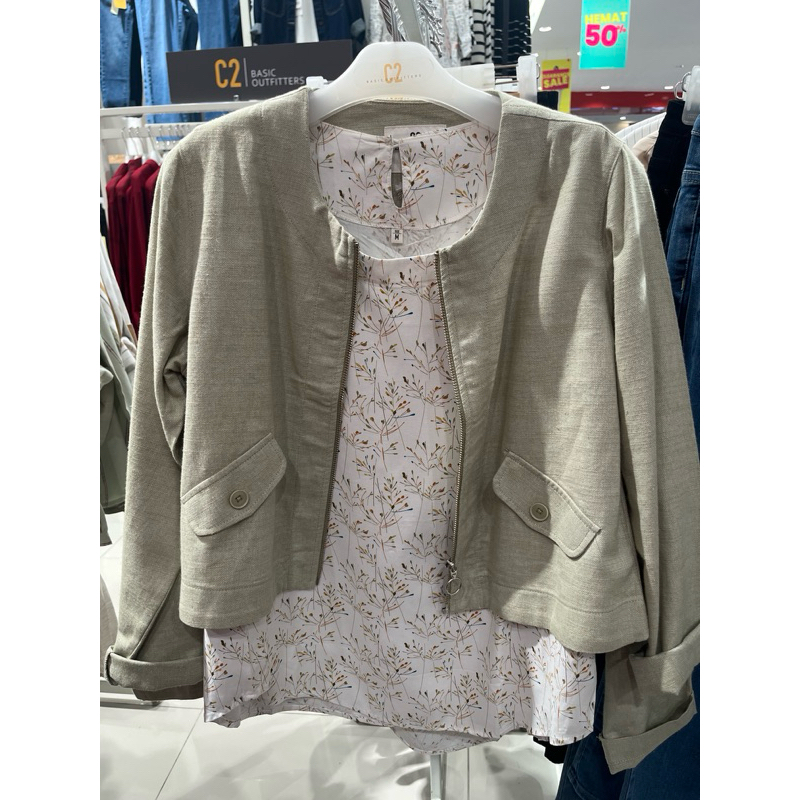 C2 OneSet Outer Wanita Motif New Inn