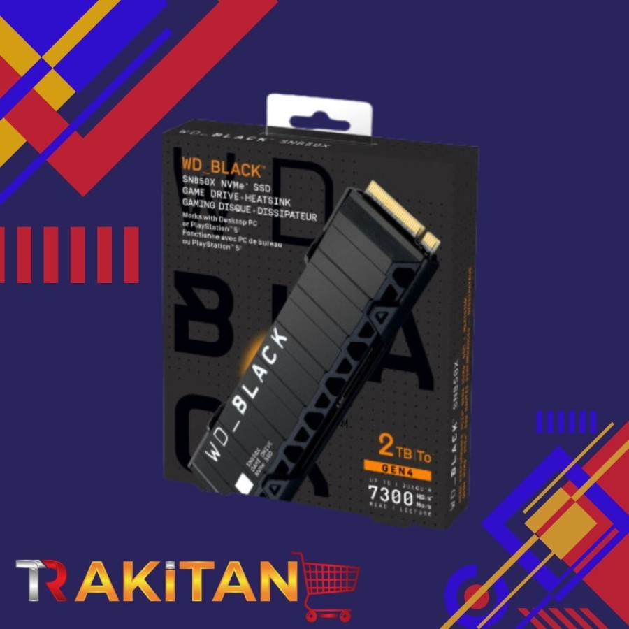 SSD WD Black SN850X 2TB with HEATSINK