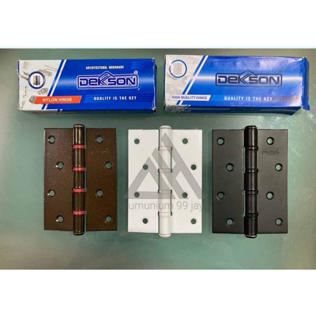 Engsel Pintu DEKSON 3IN Aluminium Engsel Jendela Kayu Aluminium Engsel Nylon 3 inch Dekkson Set